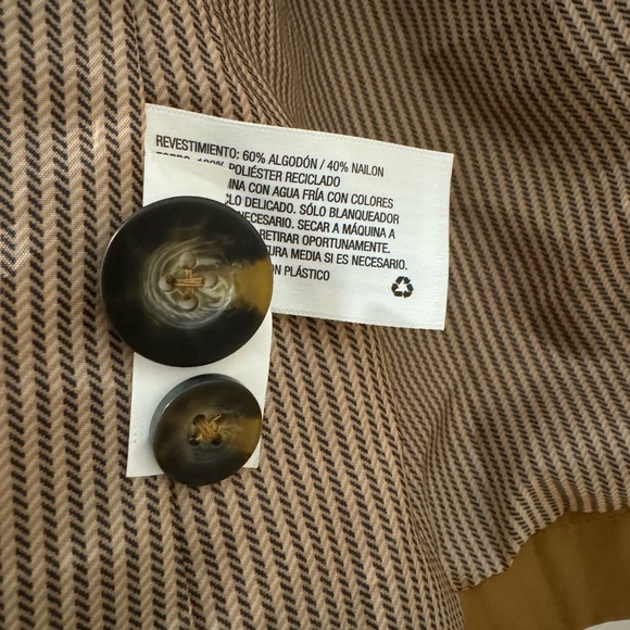 New Day by Target Camel Colored Belted Trench Coat Water resistant size XS - Picture 10 of 10